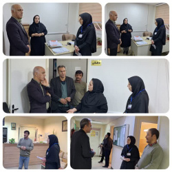 بازدید نظارتی از تاسیسات و مدارک پزشکی بیمارستان