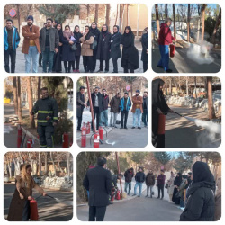 دوره بازآموزی اطفاء حریق ویژه پرستاران برگزار شد.