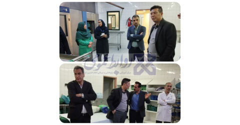 بازدید مدیریتی ایمنی بیمار از مرکز استریل بیمارستان