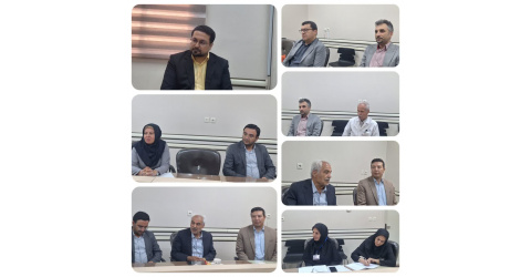 جلسه بررسی چالش ها و موارد قانونی ترک بیمارستان با حضور دادستان شهرستان