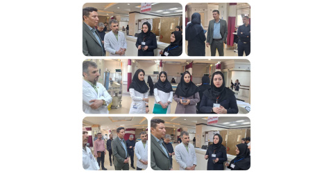 بازدید ایمنی از بخش اورژانس بیمارستان انجام شد