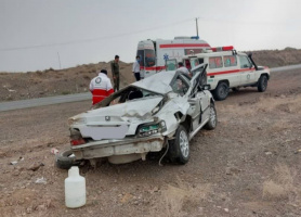 واژگونی در جاده میامی یا فوتی برجا گذاشت