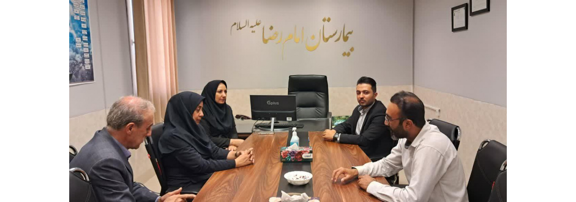 بازدید معاون درمان، مدیر درمان و مدیر پرستاری دانشگاه علوم پزشکی شاهروداز بیمارستان امام رضا (ع) میامی