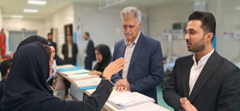بازدید دکتر امامیان از بیمارستان امام رضا(ع) میامی