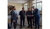 بازدید ریاست دانشگاه از بیمارستان امام رضا (ع)