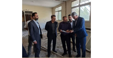 بازدید ریاست دانشگاه از بیمارستان امام رضا (ع)