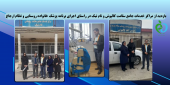 بازدید از مراکز خدمات جامع سلامت کالپوش و نام نیک در راستای اجرای برنامه پزشک خانواده روستایی و نظام ارجاع
