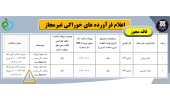 اعلام فراخوان فرآوده خوراکی غیرمجاز