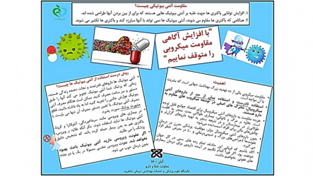 هفته آگاهی بخشی در خصوص مقاومت آنتی بیوتیکی