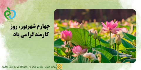 تبریک جناب آقای دکتر مسعودی، معاون محترم غذا و دارو دانشگاه علوم پزشکی شاهرود دبه مناسبت روز کارمند