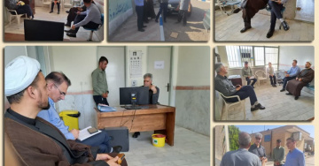 بازدید رئیس دانشگاه و معاون بهداشتی از خانه بهداشت سطوه؛