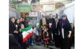 حضور حجت الاسلام والمسلمین باغشنی مسئول دفترنهادرهبری ،دکتررودباری معاون بهداشتی و ناجیه سعدی معاون اجرایی در موکب ایران 1480