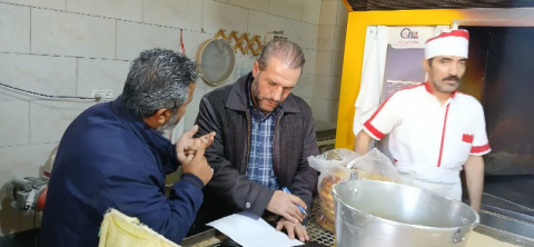 گشت مشترک از نانوایی های سطح شهر شاهرود توسط کارشناس بهداشت محیط معاونت بهداشتی باتفاق نماینده محترم جهاد کشاورزی