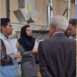 اجرای برنامه ضربت بازرسی واحد بهداشت حرفه ای