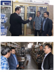 بازدید معاون بهداشتی دانشگاه و رییس مرکز بهداشت شاهرود