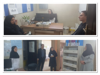 بازدید دکتر رودباری از مرکز خدمات جامع سلامت باغزندان
