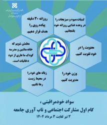 *سواد خودمراقبتی؛ گام اول مشارکت اجتماعی و تاب‌آوری جامعه*
