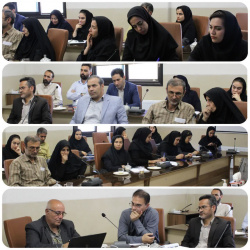 جلسه بررسی و تبادل نظر در رابطه با عملکرد واحدهای ستادی شبکه بهداشت میامی با حضور معاونت بهداشتی دانشگاه دکتر رودباری و مسئولین واحدهای معاونت بهداشتی