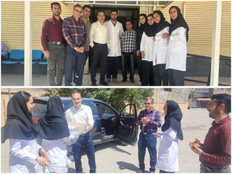 بزرگداشت روز پزشک با حضور معاون بهداشتی دانشگاه در مرکز خدمات جامع سلامت مجن در زادروز تولد حکیم ابوعلی سینا و روز بزرگداشت مقام پزشک