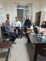 بازدید شبانه معاون بهداشتی دانشگاه از مرکز خدمات جامع سلامت شبانهروزی کلاتهخیج