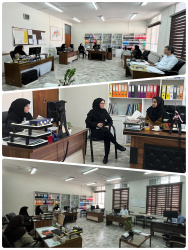 بازدید معاون فنی دکتر رضائی از واحد بهداشت محیط