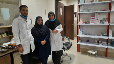 بازدید کارشناسان ستاد معاونت بهداشتی از مرکز خدمات جامع سلامت نردین.
