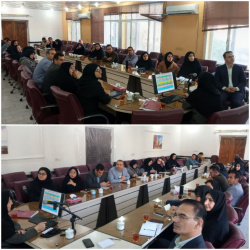 جلسه گروه مدیریت(پایش و ارزیابی عملکرد) مرکز خدمات جامع سلامت شبانه روزی مجن