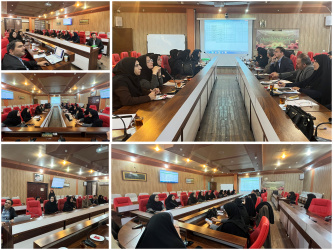 ششمین جلسه هماهنگی و پایش برنامه راهبری نظام سلامت و برنامه عملیاتی با میزبانی معاونت بهداشت برگزار گردید .