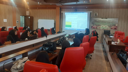 برگزاری کارگاه آموزشی عملی استاندارد خدمات میانسالان و سالمندان  توسط کارشناس مسئول سلامت
