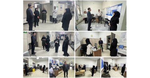 حضور معاون محترم بهداشت دکتر رودباری به همراه معاون فنی دکتر رضایی در مرکز خدمات جامع سلامت شهید رجایی