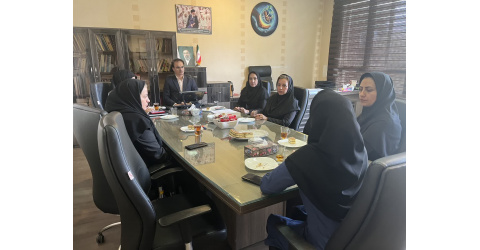 جلسه معاون بهداشت با معاون درمان و مدیر بیمارستان بهار برای توسعه خدمات مرکز تکامل کودکان