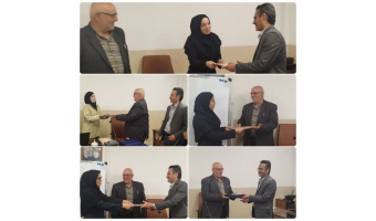 تقدیر از همکاران دندانپزشک،کارگزینی و آزمایشگاه