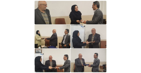 تقدیر از همکاران دندانپزشک،کارگزینی و آزمایشگاه