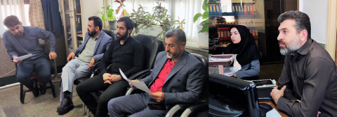 جلسه ی هماهنگی جهت برگزاری مسابقات فوتسال