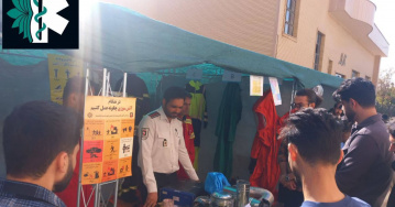 برگزاری نمایشگاه پدافند غیر عامل به روایت تصویر