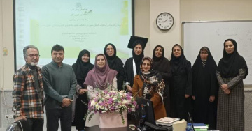برگزاری جلسه دفاع از پایان نامه دانشجوی ارشد مشاوره در مامایی خانم ریحانه انوری