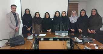 برگزاری جلسه دفاع پایان نامه خانم معصومه قربانیان دانشجوی  کارشناسی ارشد ناپیوسته ویژه