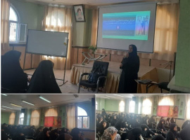 برگزاری کارگاه آموزشی با عنوان ” سلامت زنان در دوره باروری“ در حوزه علمیه حضرت معصومه و هنرستان دخترانه با سخنرانی دانشجویان دکتری تخصصی بهداشت باروری