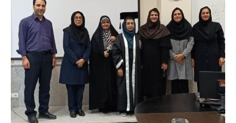 برگزاری جلسه دفاع از پایان نامه دانشجوی دکتری سلامت باروری خانم حمیده ثابت روحانی