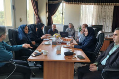 نشست هم اندیشی وبرنامه ریزی دکترابراهیمی معاون تحقیقات وفناوری دانشگاه ومدیران معاونت درخصوص برنامه راهبردی ۱۴۰۴