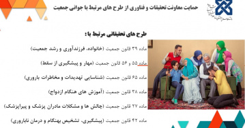 حمایت معاونت تحقیقات و فناوری از طرح های مرتبط با جوانی جمعیت