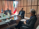 نشست معاون تحقیقات وفناوری دانشگاه با رئیس پارک علم وفناوری
