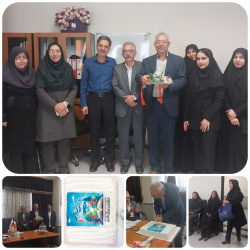 بزرگداشت هفته کتاب و کتابخوانی وتقدیرازهمکار بازنشسته کتابخانه دانشگاه