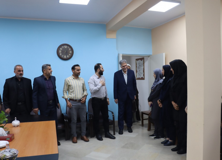 دیدار نوروزی رییس دانشگاه علوم پزشکی شاهرود با کارکنان معاونت فرهنگی و دانشجویی