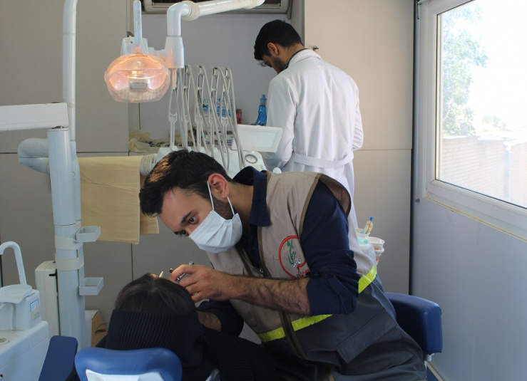 اردوی جهادی دانشجویان دانشگاه علوم پزشکی شاهرود در روستای حق‌الخواجه