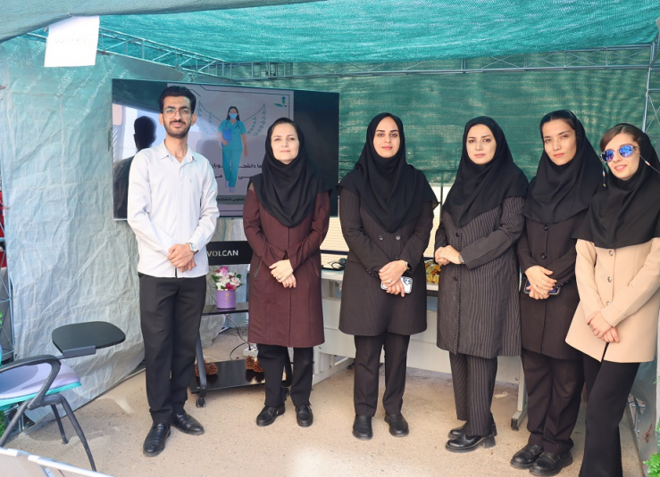 برپایی نمایشگاه معرفی رشته‌های دانشکده‌های پرستاری و پیراپزشکی