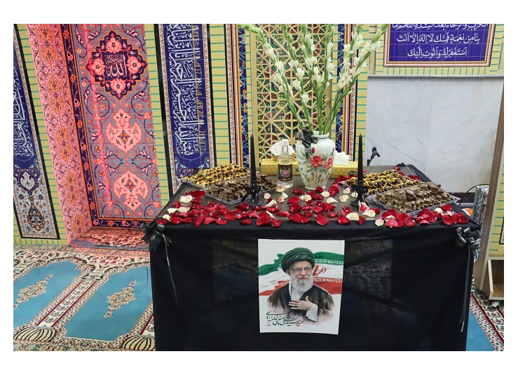 مراسم بزرگداشت چهلمین روز عروج ملکوتی رهبر شهید انقلاب اسلامی و شهدای مظلوم مدرسه میناب