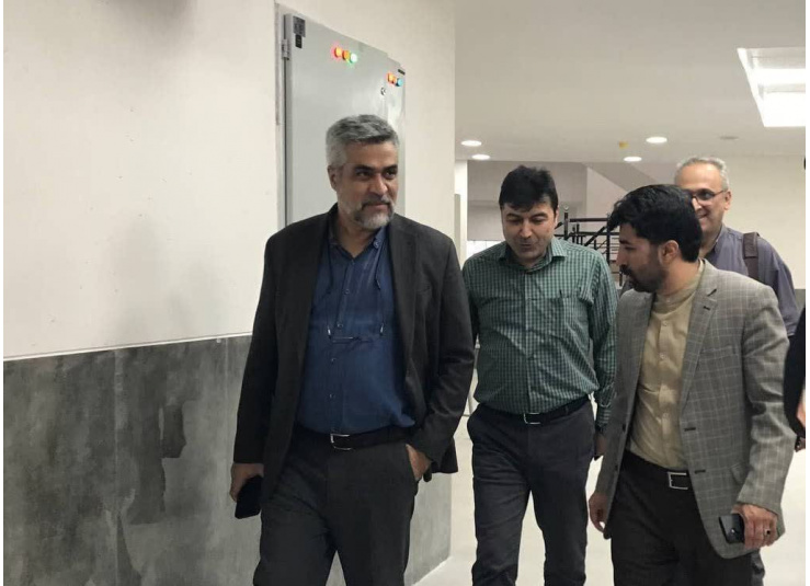 بازدید میدانی دکتر کرمانپور، رئیس مرکز روابط عمومی وزارت بهداشت از دانشکده بهداشت و بیمارستان امام حسین(ع) شاهرود