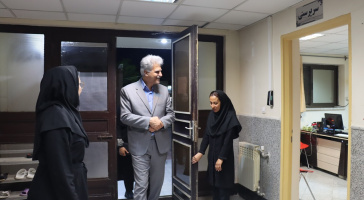 بازدید رئیس دانشگاه علوم پزشکی شاهرود از خوابگاه نرگس