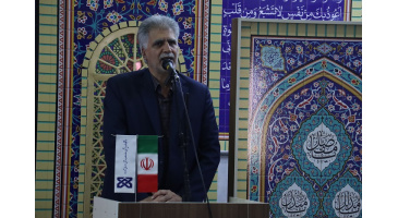 آئین تقدیر از برگزیدگان مرحله دانشگاهی بخش آوایی و معارفی سی‌امین جشنواره قرآن و عترت وزارت بهداشت با حضور دکتر محمدحسن امامیان رئیس دانشگاه ‌، دکتر محبوبه خواجه معاون فرهنگی و دانشجویی و دکتر کاظم رحیمی معاون توسعه مدیریت درمسجد بقیه الله دانشگاه